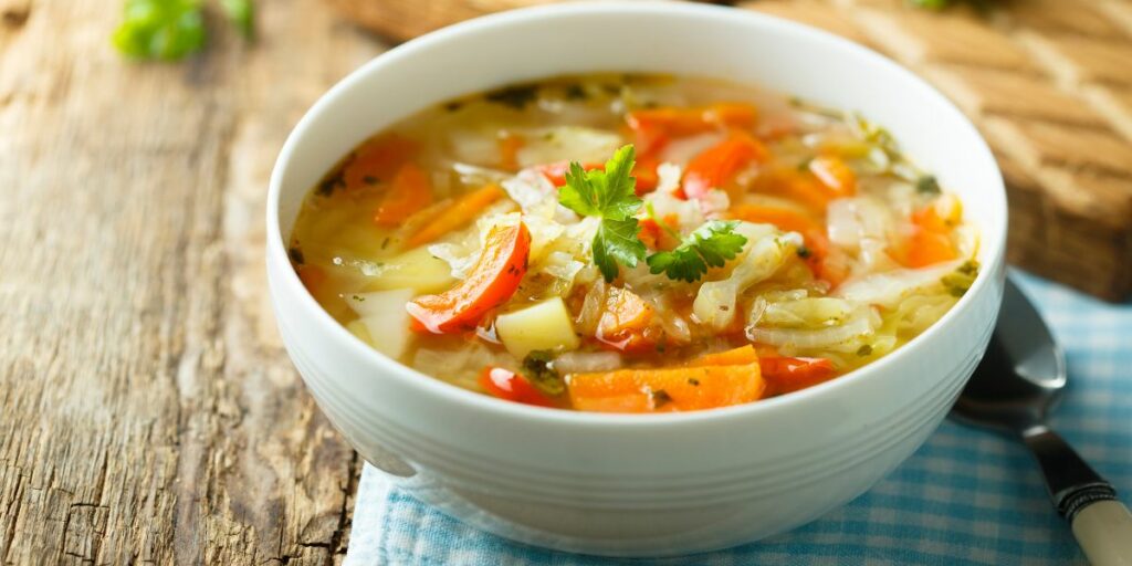 Soupe de légumes cétogène